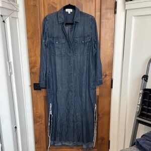 Cloth & Stone Blue Denim dress